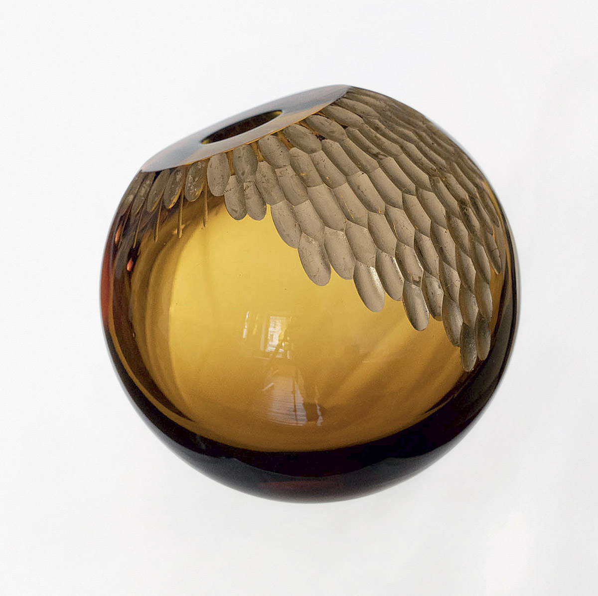 VanessaCavallaro_vaso_ambra_d21cm_fogliaoro_2